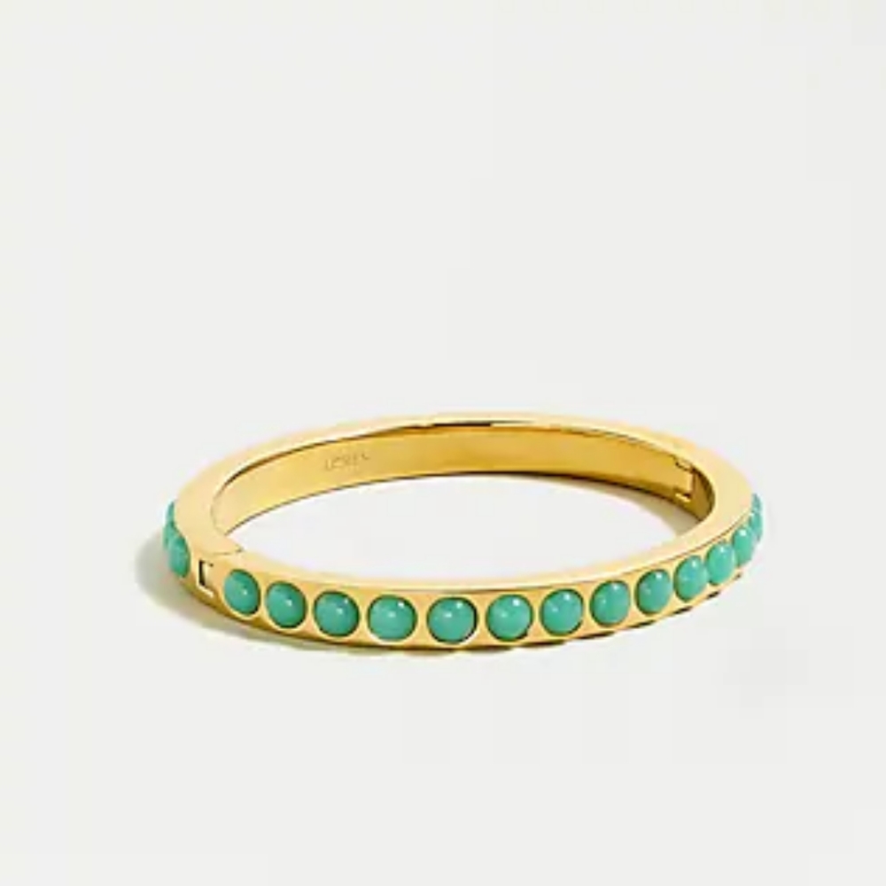 NWT J.Crew Mini Gumdrop Stone Hinge Bracelet